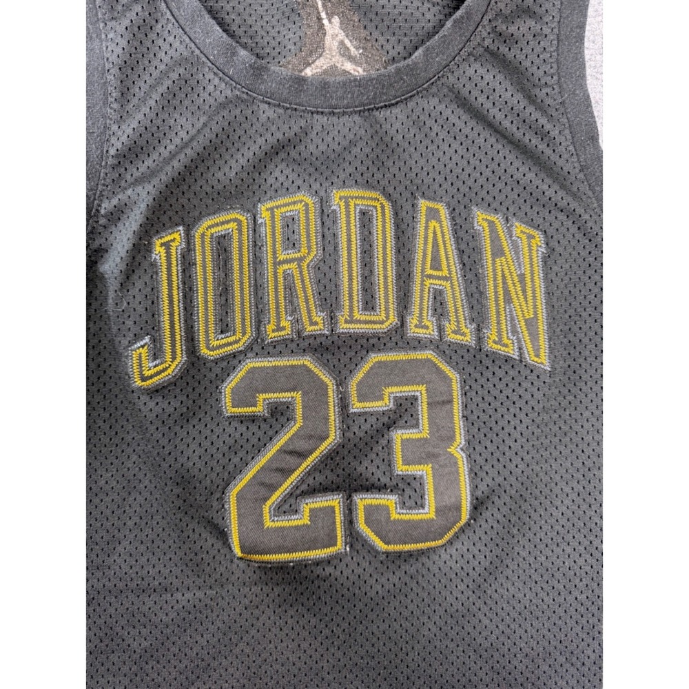 Jordan Brand Michael‎ Jordan 23 Mesh Basketball Jersey Black Gold Youth XL Men S - Picture 5 of 8